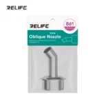 Relife 861 10MM 45° Eğik Isı Hava Tabancası Nozulu (Başlık) 861 / 856AE / 712 / 713 / TR1300 / TR1 için