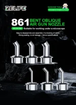 Relife 861 8MM 45° Eğik Isı Hava Tabancası Nozulu (Başlık) 861 / 856AE / 712 / 713 / TR1300 / TR1 için - Görsel 7