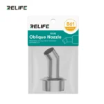 Relife 861 12MM 45° Eğik Isı Hava Tabancası Nozulu (Başlık) 861 / 856AE / 712 / 713 / TR1300 / TR1 için